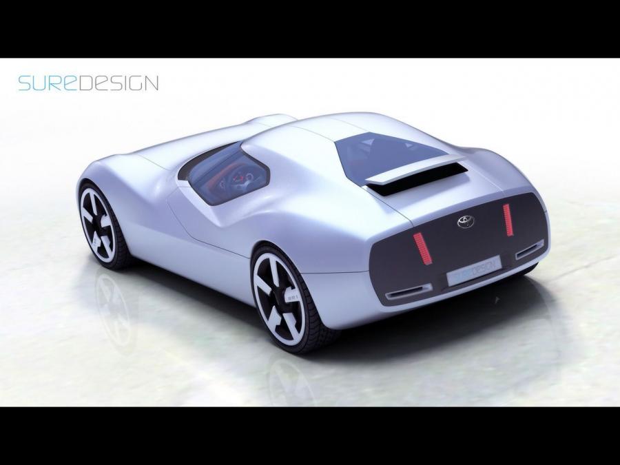  Toyota 2000 SR Concept by SURE DESIGN 2008 года  (фото 4 из 6)